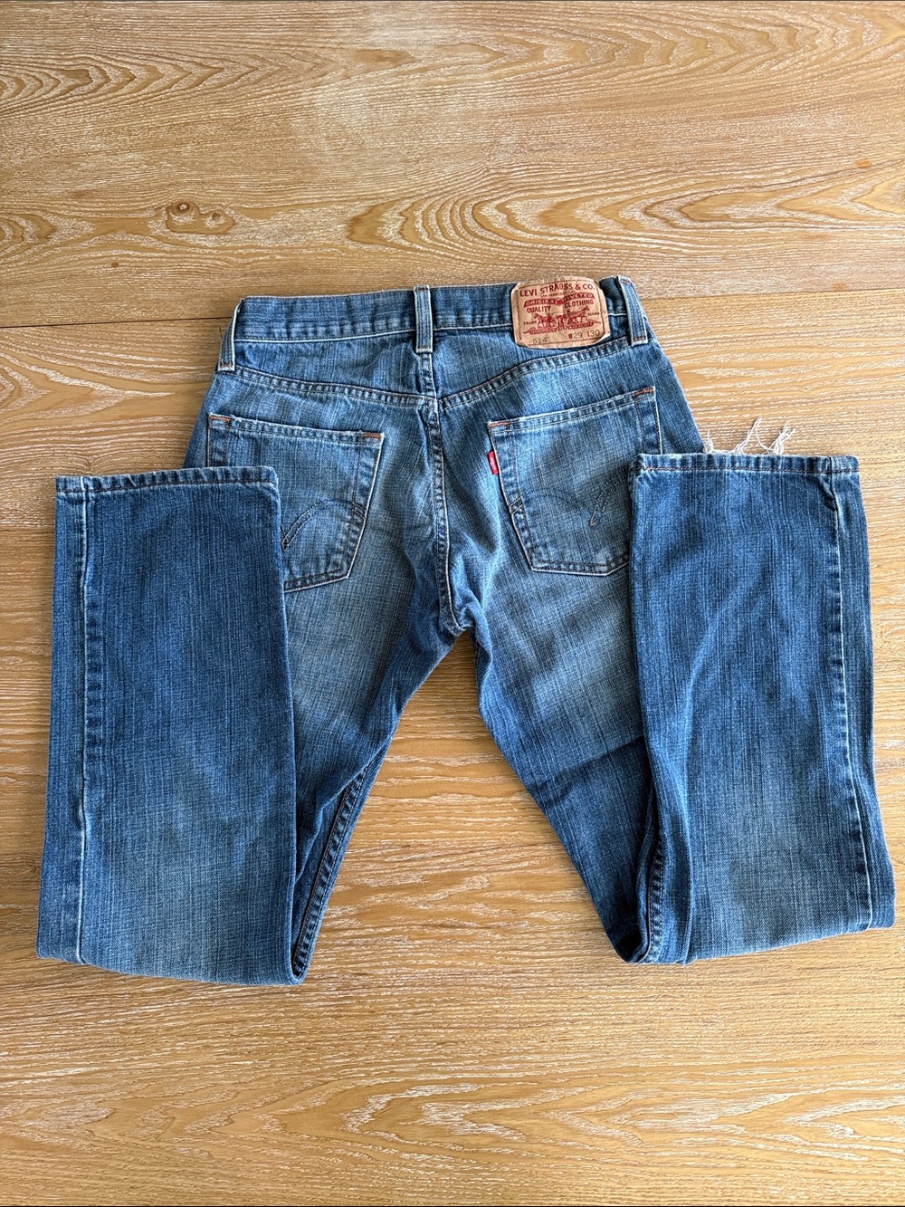 Levi's 514 Men's Blue Slim Straight-Leg Jeans 29x30